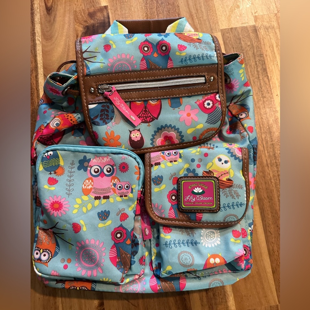 Lily Bloom Mini Backpack | What A Hoot Print  Owl